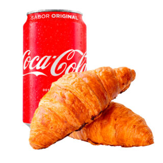 Croissant de frango + refrigerante 350ml