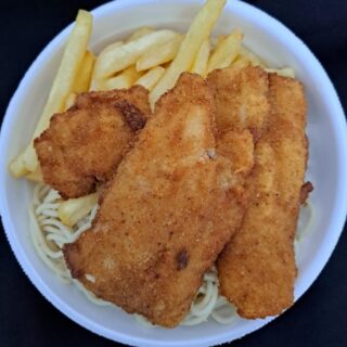 Marmitex de filé de Merluza