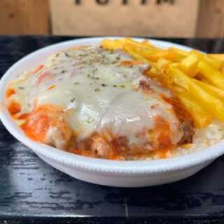 Marmitex de Carne à Parmegiana