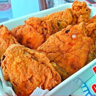 Marmitex de sobrecoxa à Milanesa
